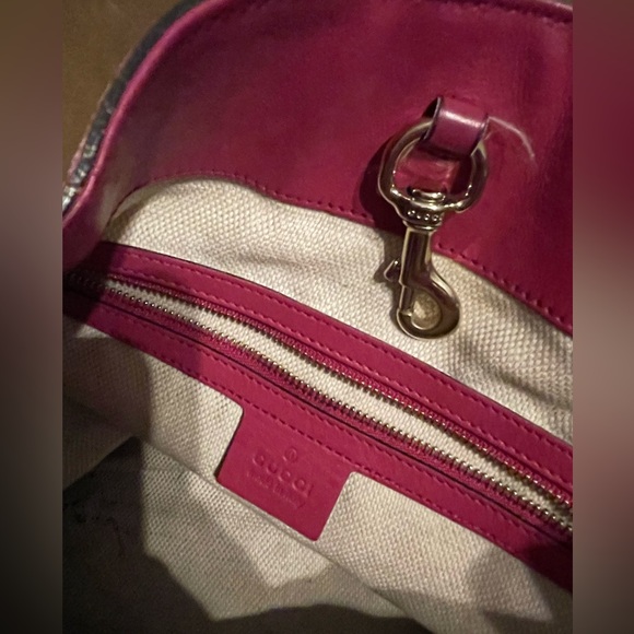 Gucci soho medium chain bag pink patent leather - Picture 5 of 7